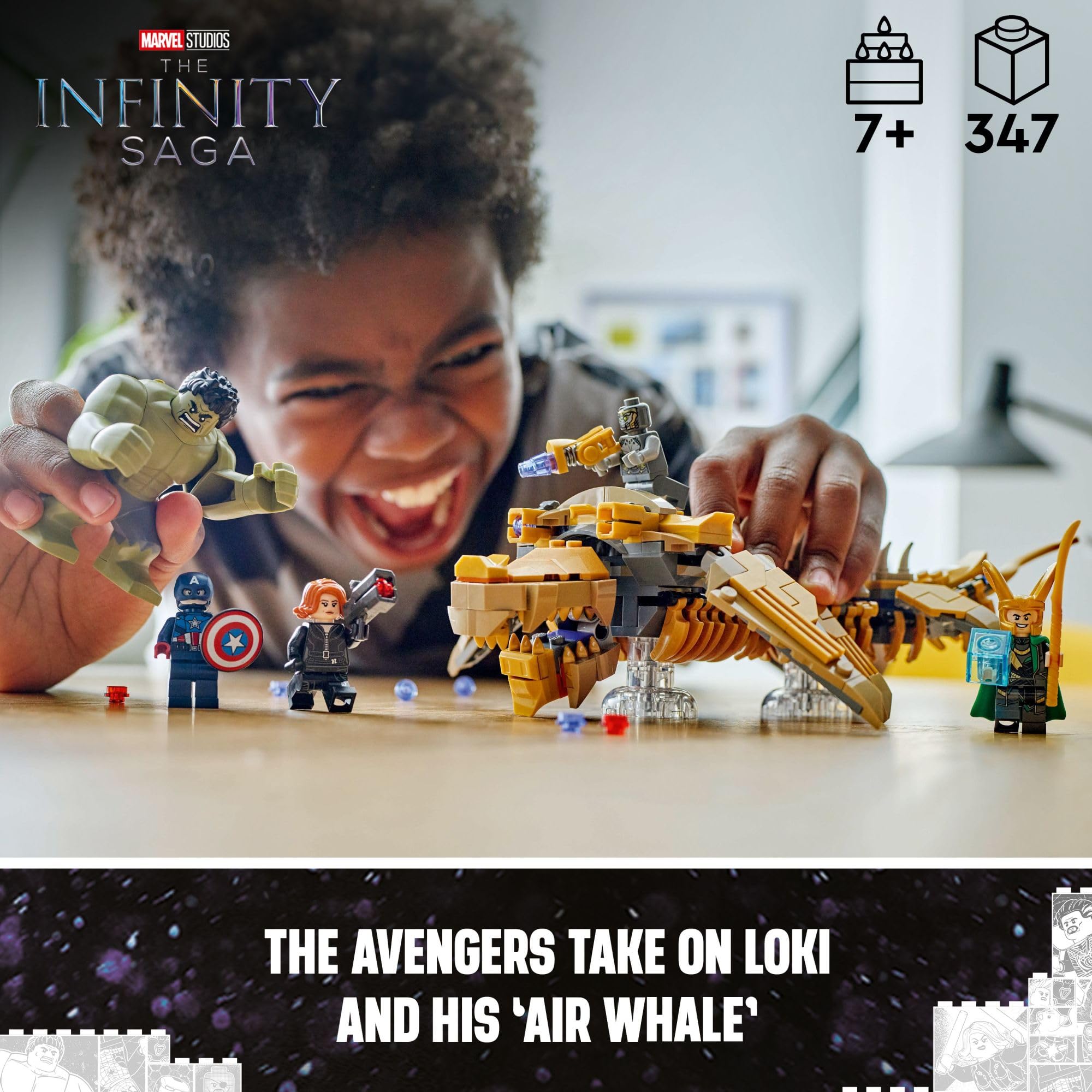 LEGO Marvel Avengers Leviathan buildable model ideal for imaginative battles and display.