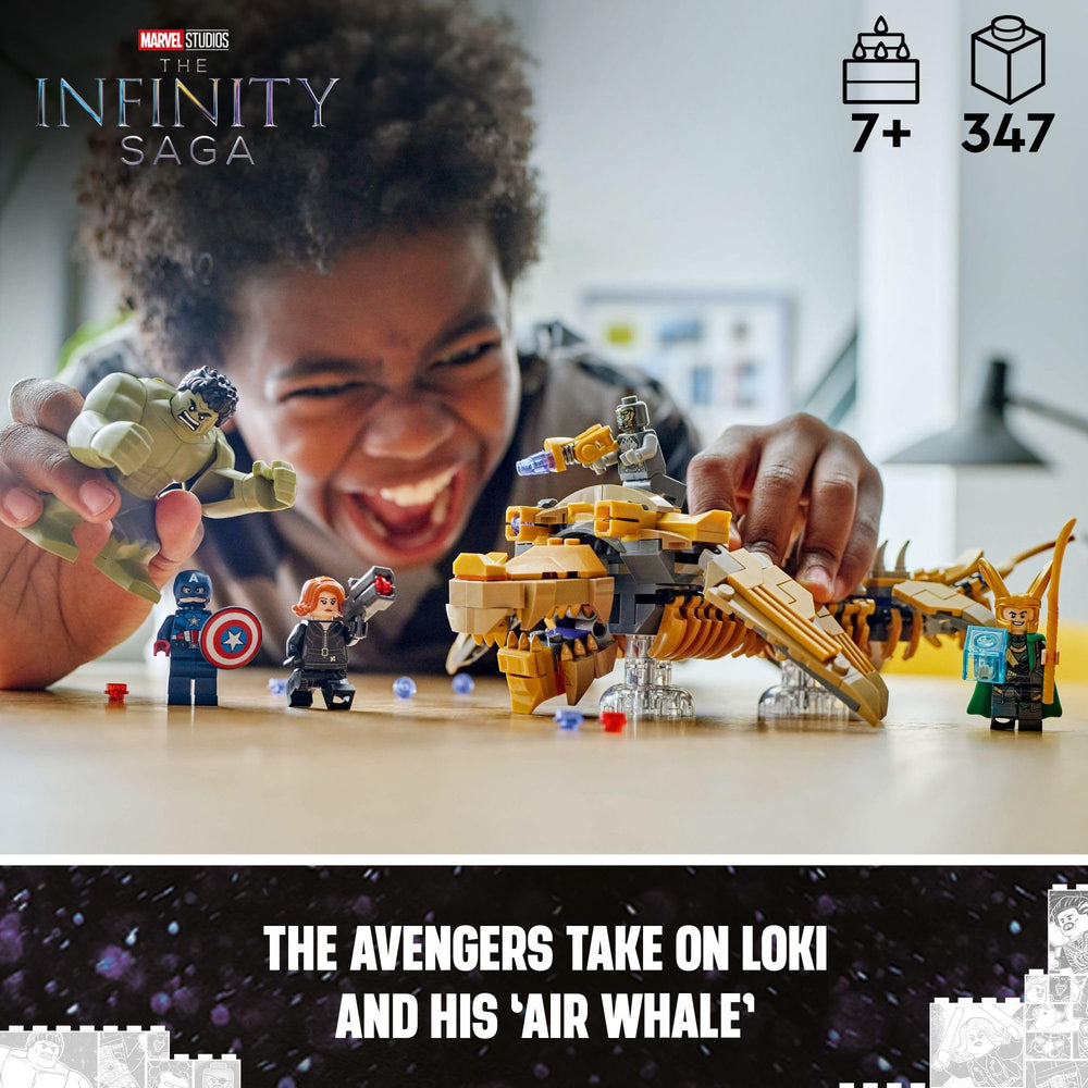 LEGO Marvel Avengers Leviathan buildable model ideal for imaginative battles and display.