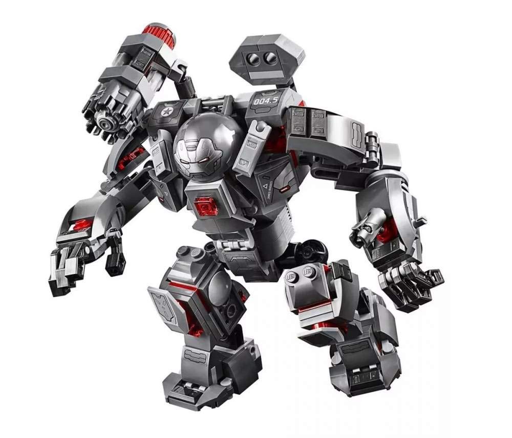 cockpit opening on lego marvel avengers war machine buster 76124 for minifigure access