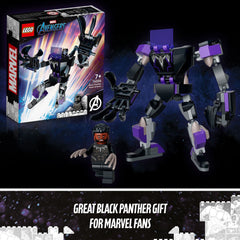 LEGO Marvel Black Panther Mech Armor 76204 assembly process view