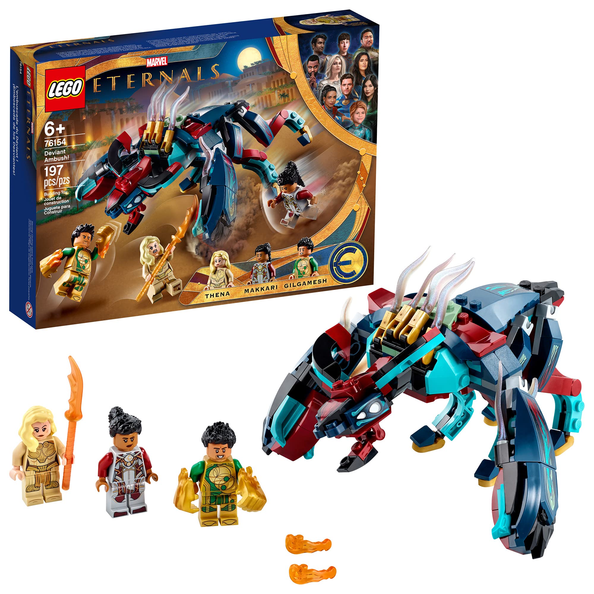 LEGO Marvel Deviant Ambush build offers dynamic action for imaginative play.