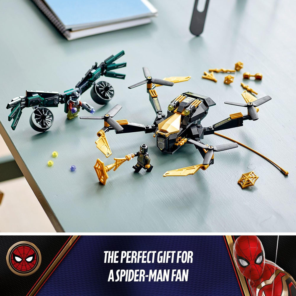 LEGO Marvel Spider-Man Drone Duel Spider-Man on drone for sky-high adventures