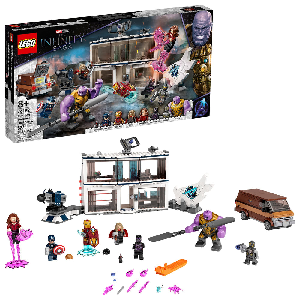 LEGO Marvel Avengers Endgame Final Battle 76192 set image, epic battle scene for imaginative play.