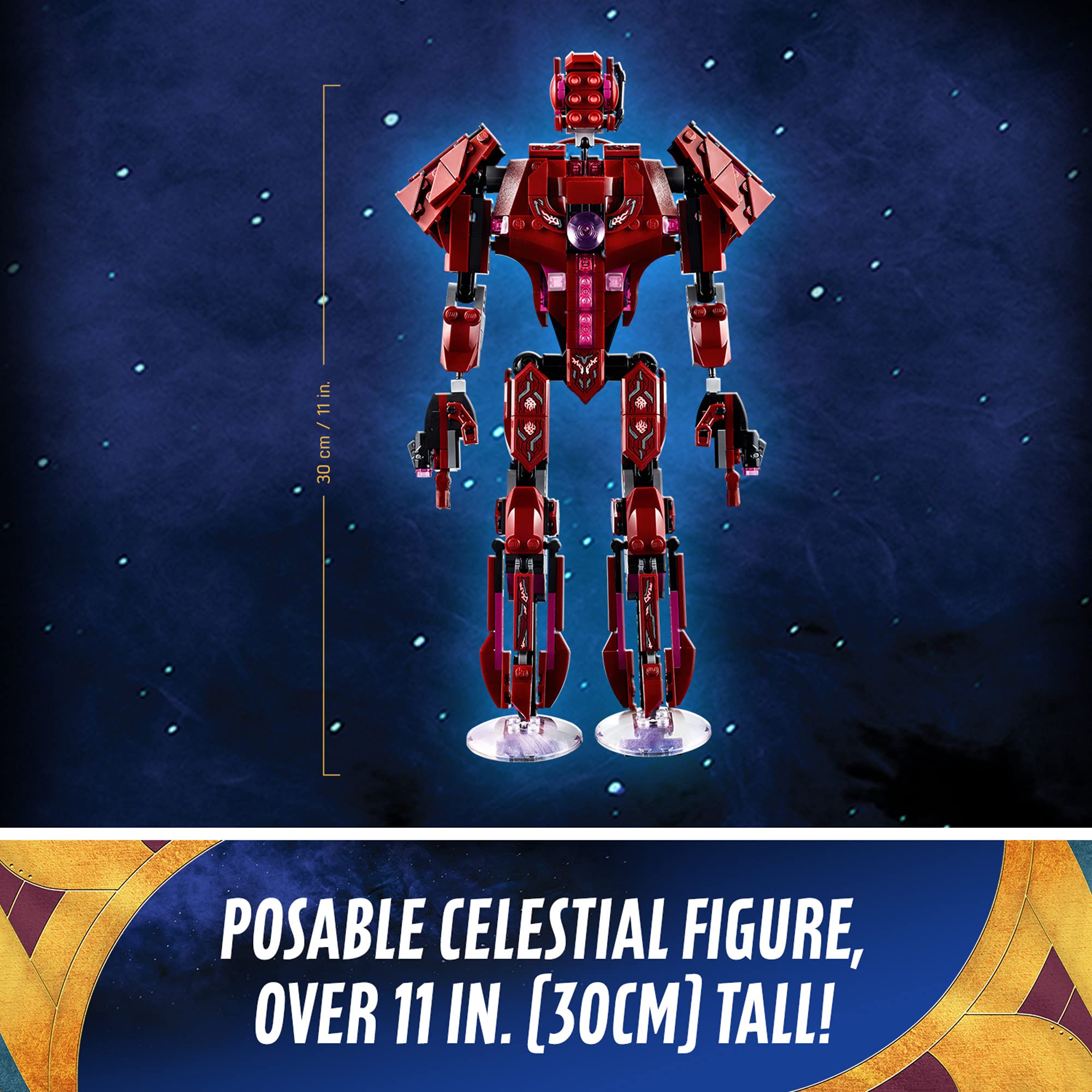 LEGO Marvel The Eternals Arishem's Shadow Deviant figure.