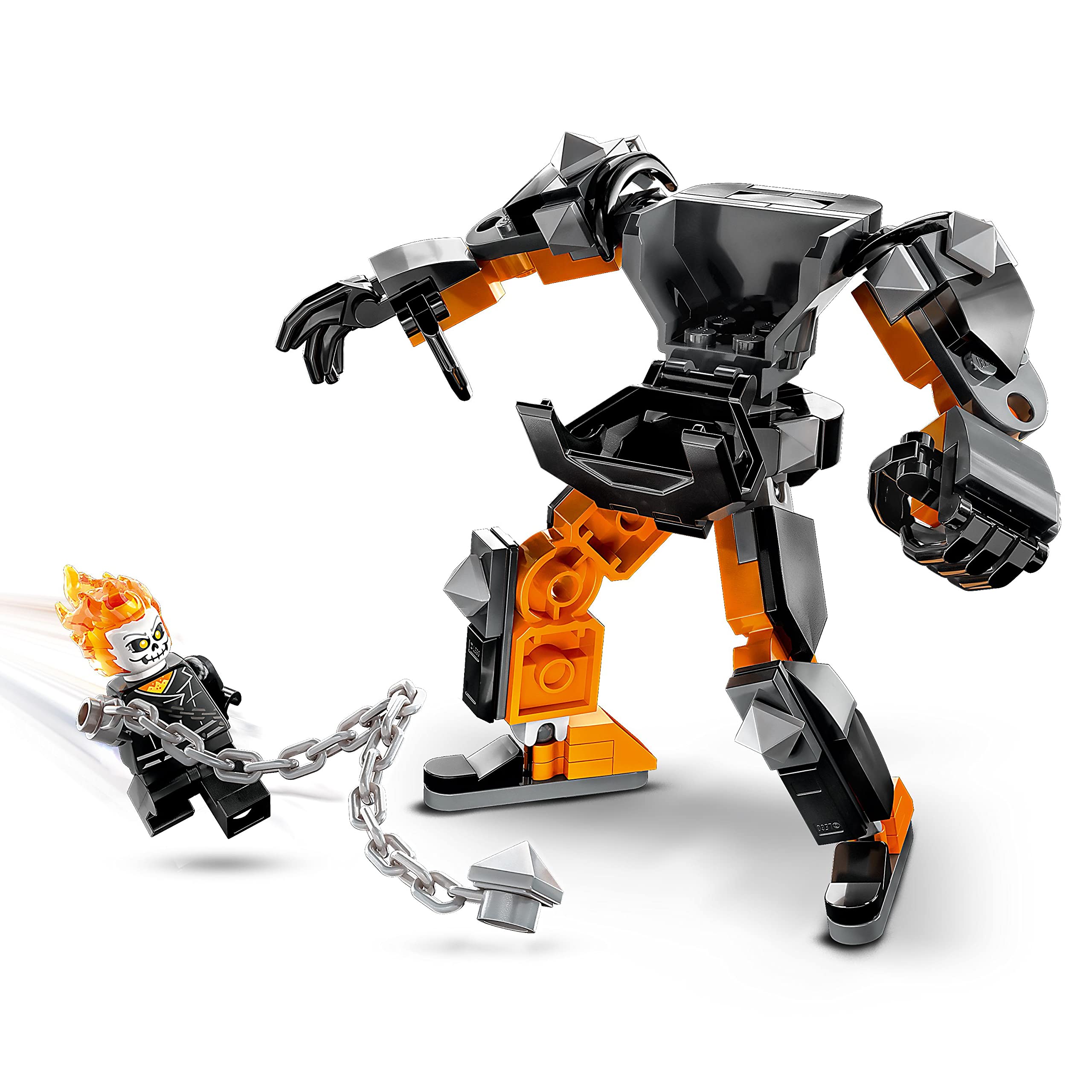 Ghost Rider minifigure included boosts storytelling and display options.