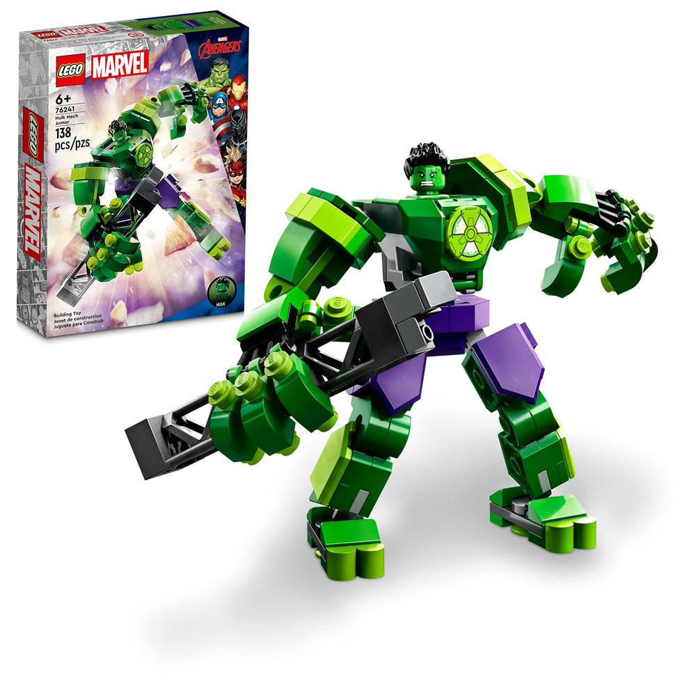 LEGO Marvel Hulk Mech Armor cockpit for heroic battles and imaginative play