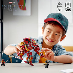 LEGO Marvel Hulkbuster mech-assembly shows kids building confidence