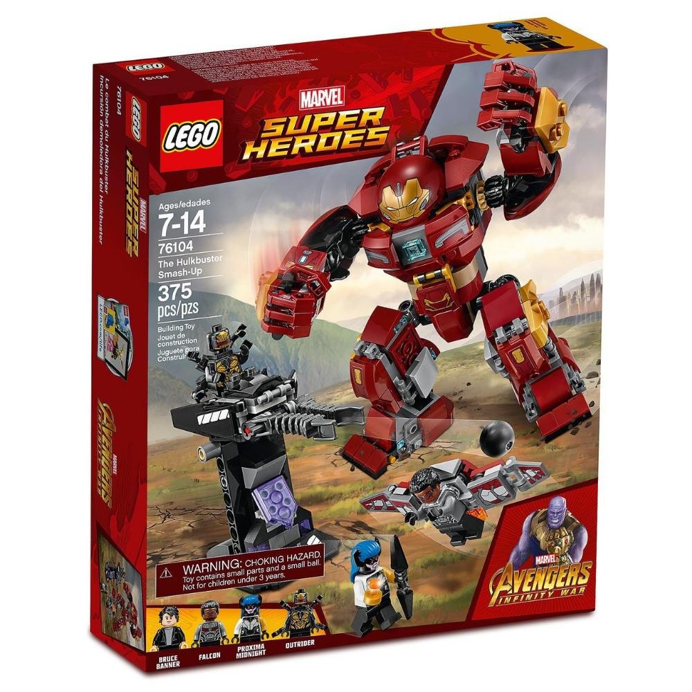 LEGO Marvel Hulkbuster Smash-Up pose for dynamic battle scenes