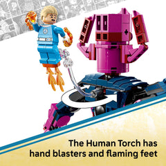 LEGO Marvel Invisible Woman shields for protective play scenarios