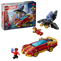 LEGO Marvel Iron Man car with opening cockpit for engaging play