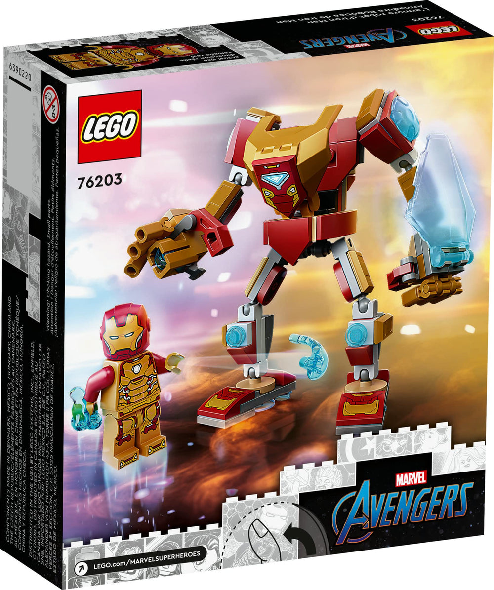 LEGO Marvel Iron Man Mech Armor 76203 energy shield for dramatic battles