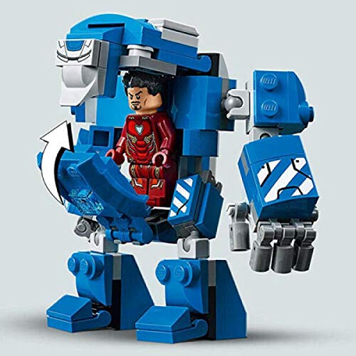 LEGO Marvel Iron Man Mobile Robot for dynamic battle scenes