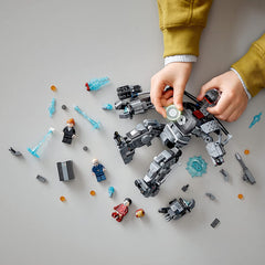 LEGO Marvel Iron Man Monger Mech opening cockpit fits a minifigure