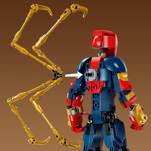LEGO Marvel Iron Spider-Man extra arms offer versatile pose options during play