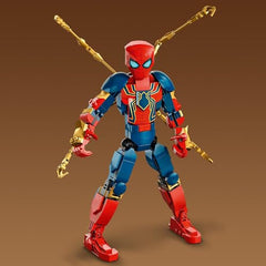 LEGO Marvel Iron Spider-Man armor detail highlights Tony Stark tech-inspired design