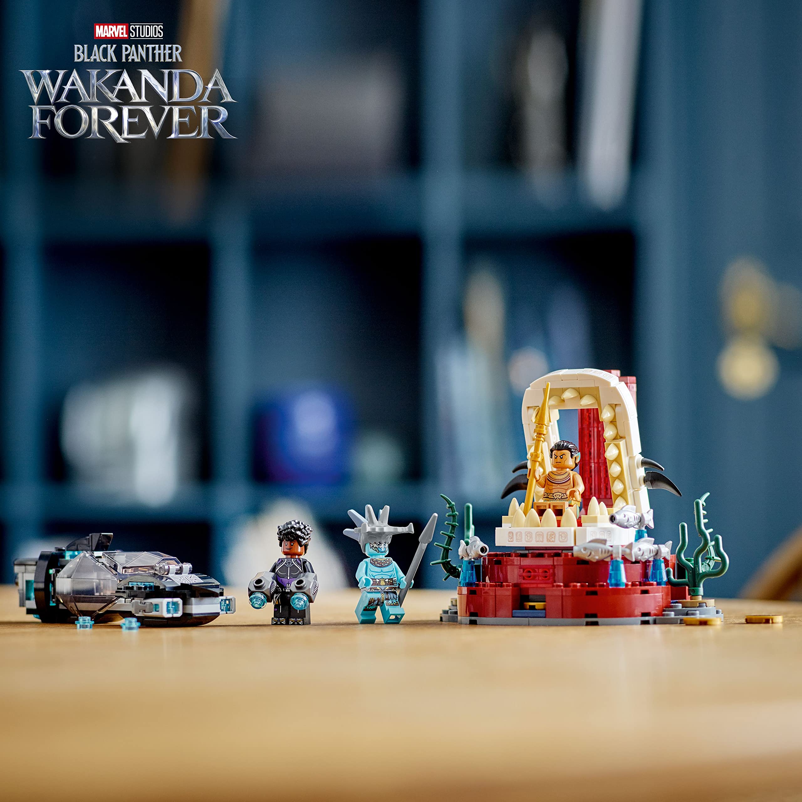 Namor's throne room detail with seaweed decor inspires adventure