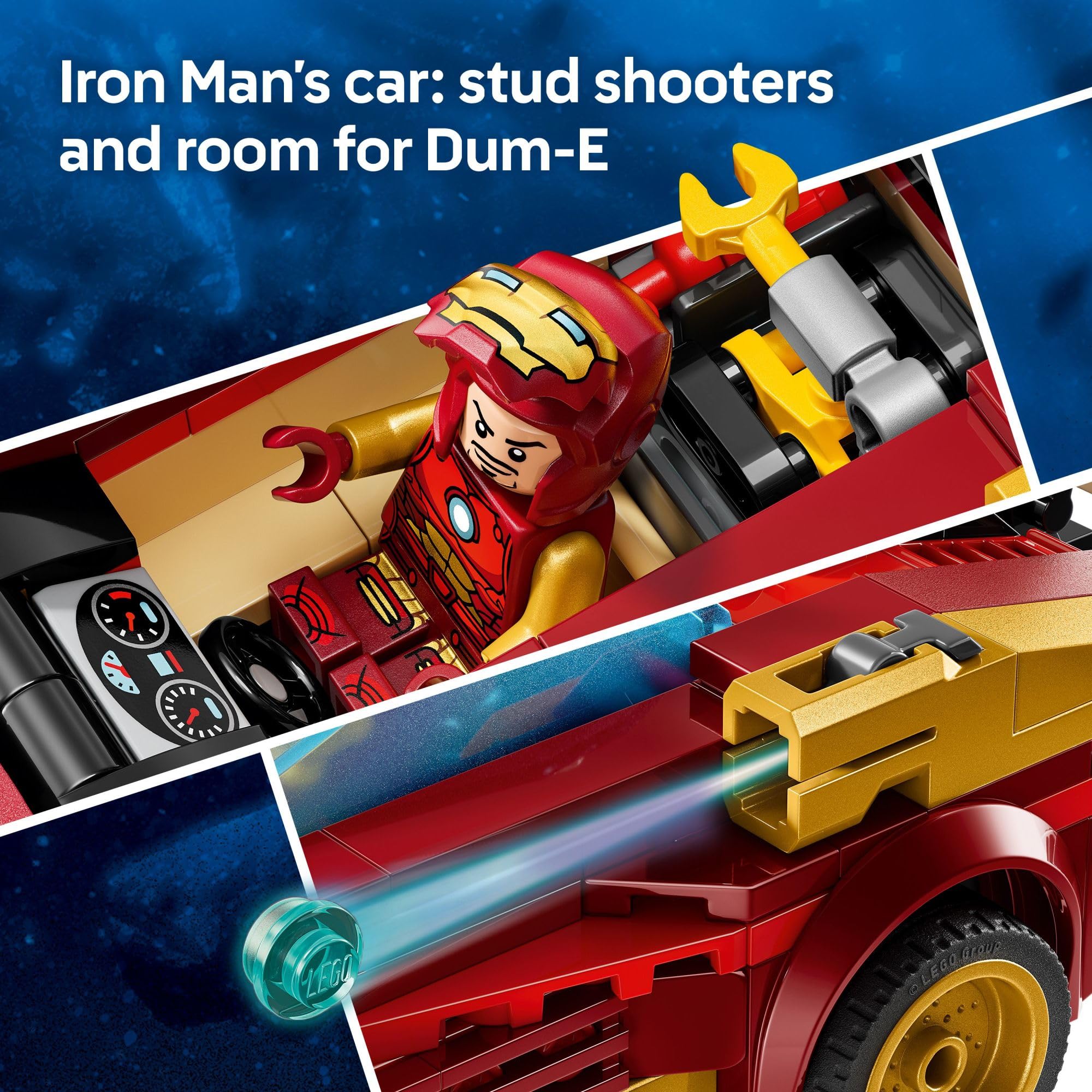 LEGO Marvel Red Hulk minifigure in action for heroic battles