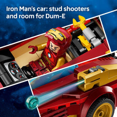 LEGO Marvel Red Hulk minifigure in action for heroic battles