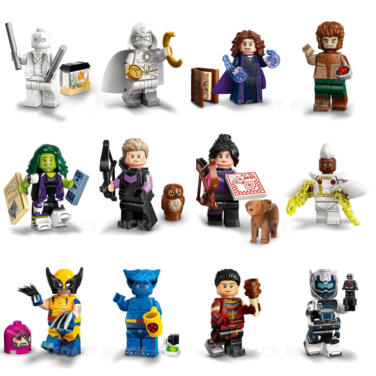 LEGO Marvel Series 2 Beast minifigure for display and imaginative play