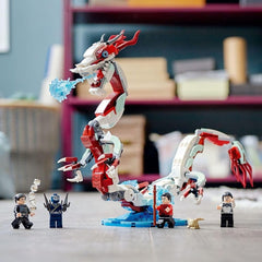 LEGO Marvel Shang-Chi Battle dragon water-base attachment for modular play