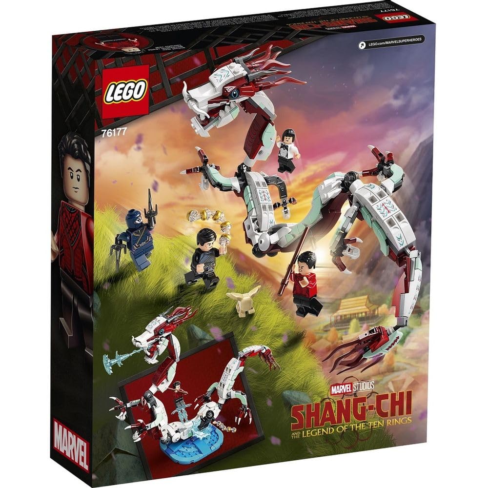LEGO Marvel Shang-Chi Battle dragon water base for varied battle setups