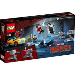 LEGO Marvel Shang-Chi Escape motorcycles scene promotes kinetic play and storytelling