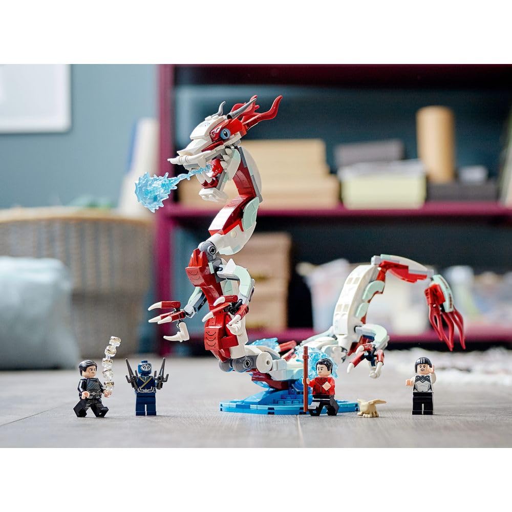 LEGO Marvel Shang-Chi Battle Xialing minifigure for dynamic scenes