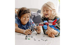 LEGO Marvel Spider-Man battle scene with minifigures for imaginative storytelling