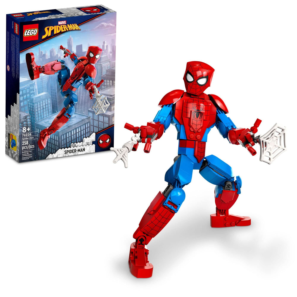 LEGO Marvel Spider-Man figure poseable for action-packed play and display.