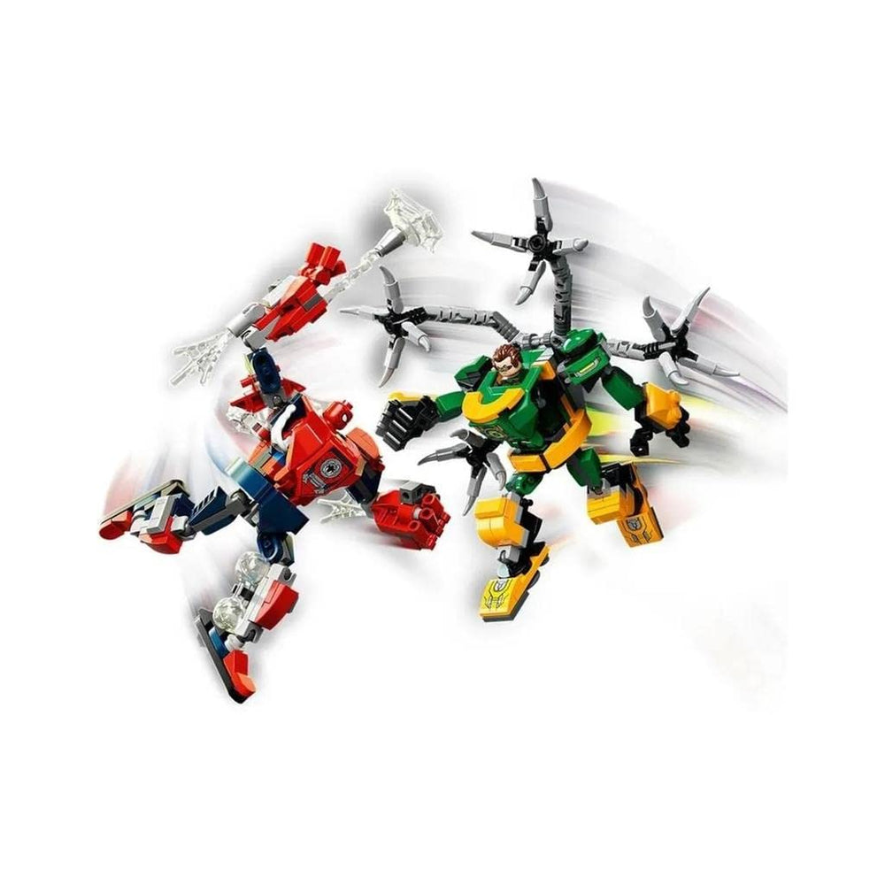 LEGO Marvel Spider-Man Mech Arms and Legs—poseable for dynamic battles.