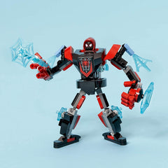 LEGO Marvel Spider-Man Miles Morales Mech Armor durable build for everyday play.