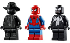 LEGO Marvel Spider-Man Noir jet attack image for high-energy battles