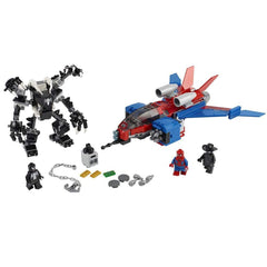 LEGO Marvel Spider-Man Venom Mech four-armed action pose for dramatic play