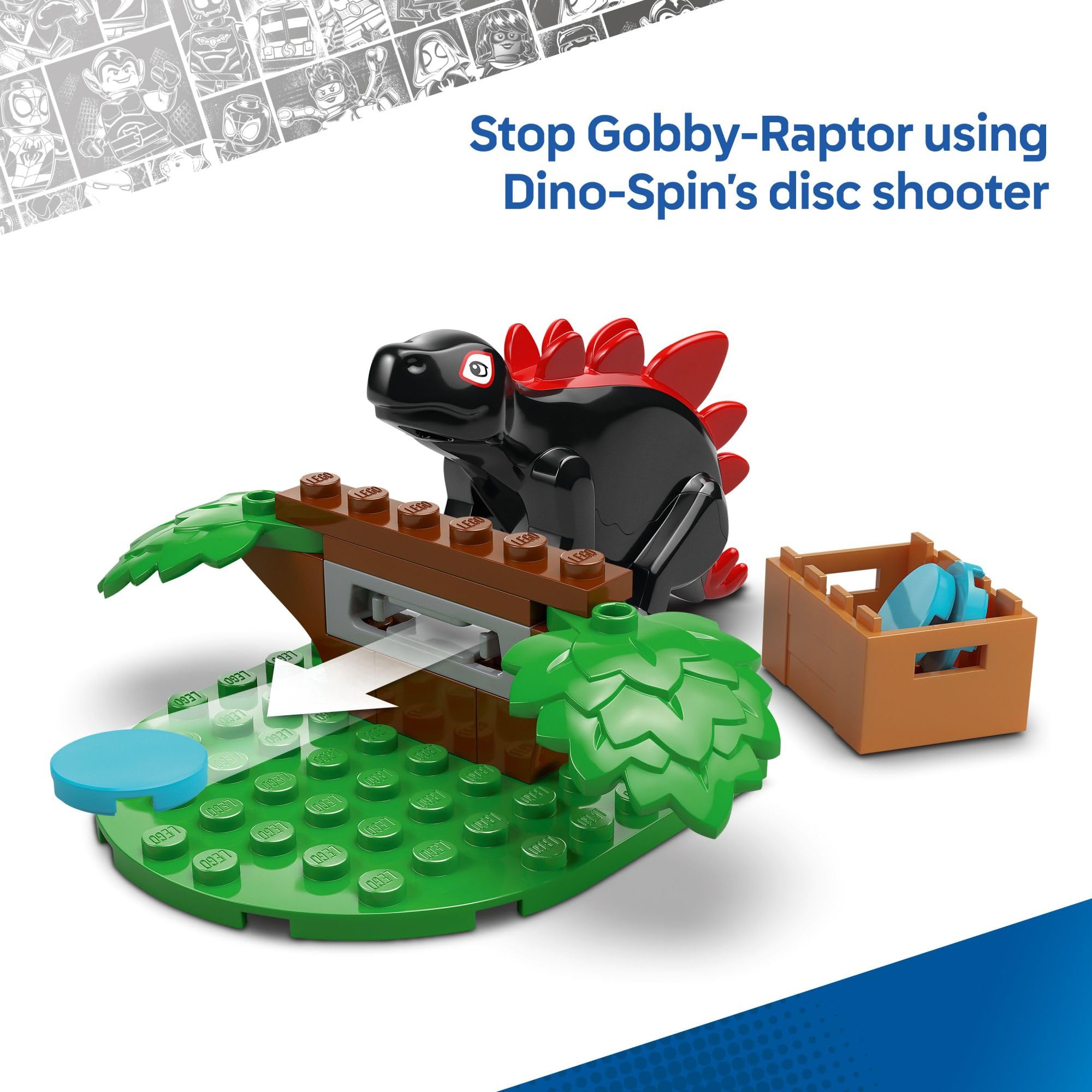 Spidey Rex and Gobby Raptor dinosaurs trigger exciting dinosaur adventures