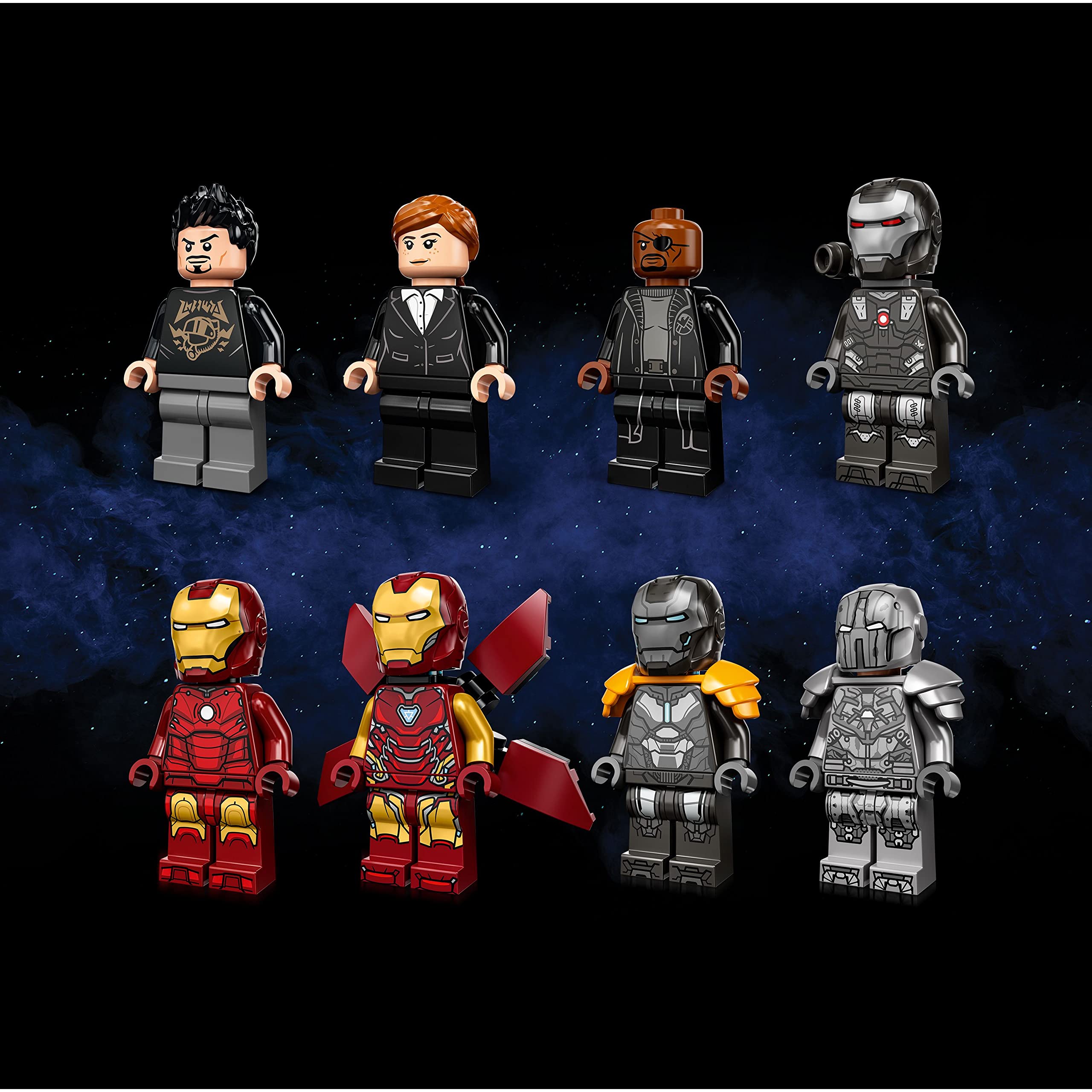 LEGO Marvel Stark Expo sports car adds scene context and details