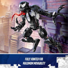Detailed Venom teeth and claws enhance collectible display.