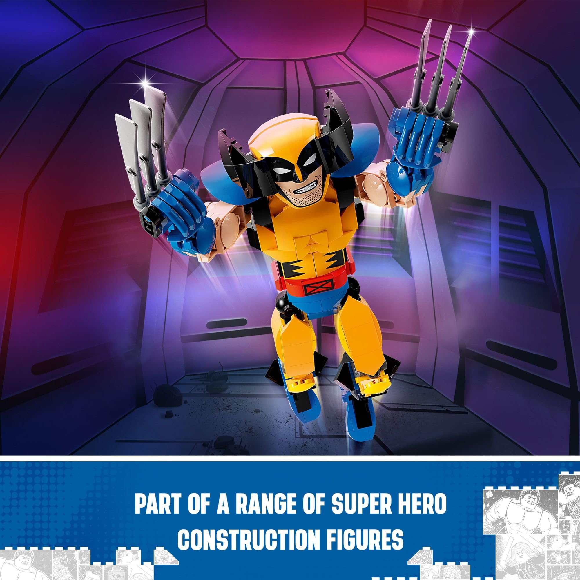 Ideal gift for kids ages 8-12 who love Marvel and LEGO.