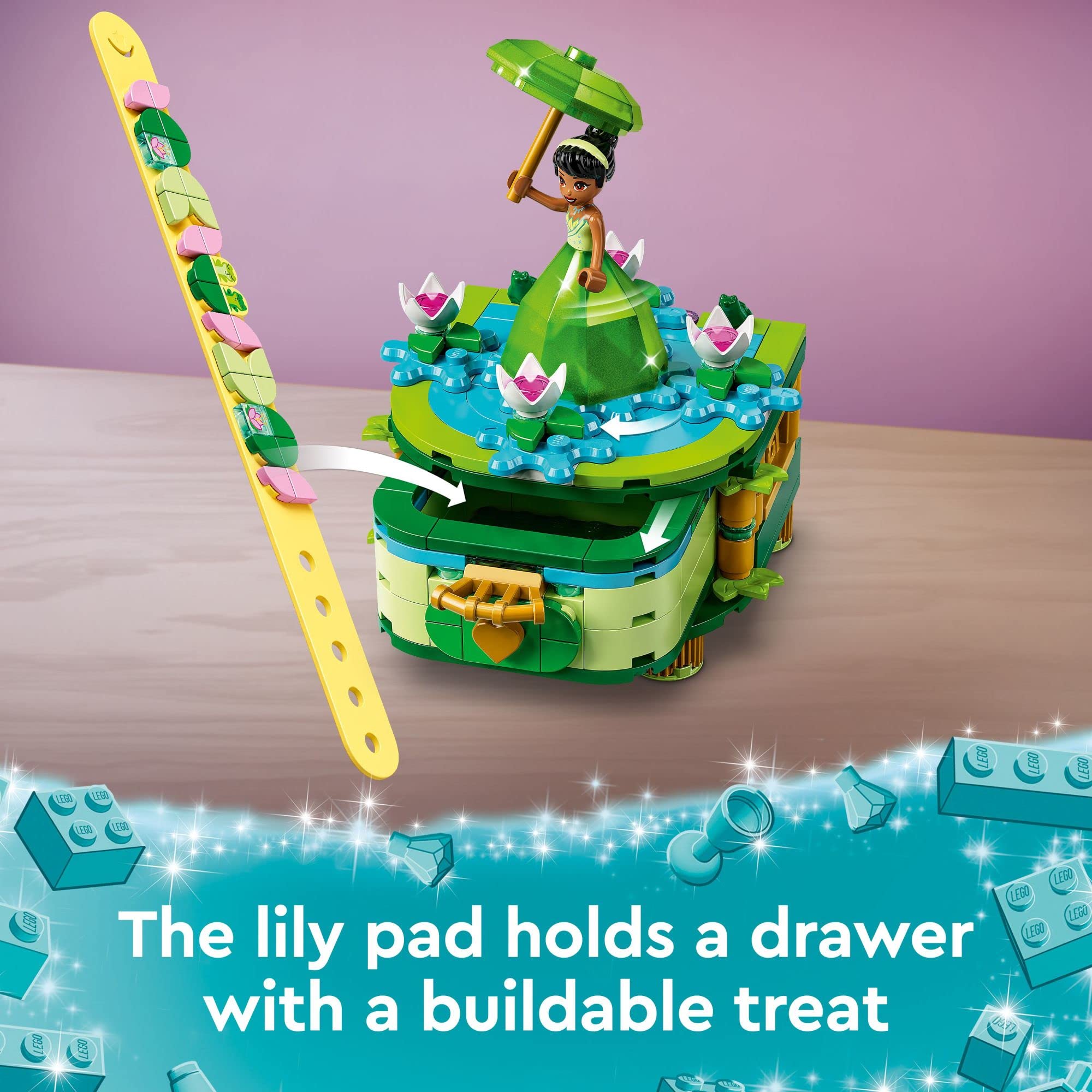 LEGO Merida tower desk organizer doubles as a neat study space.