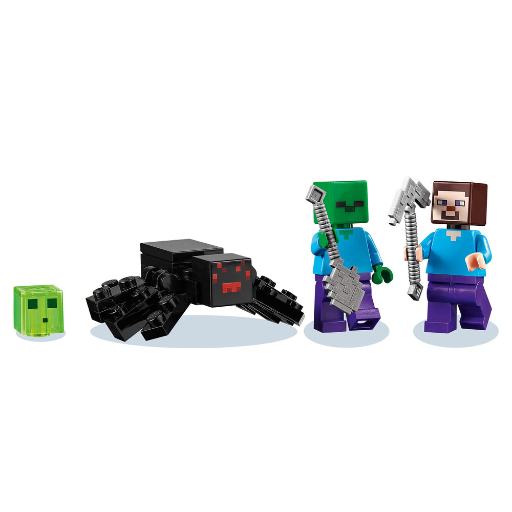 LEGO Minecraft Abandoned Mine designed for kids age 7+.