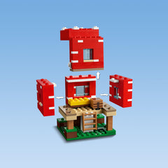 LEGO Minecraft Alex figure included for adventures in the mushroom home.