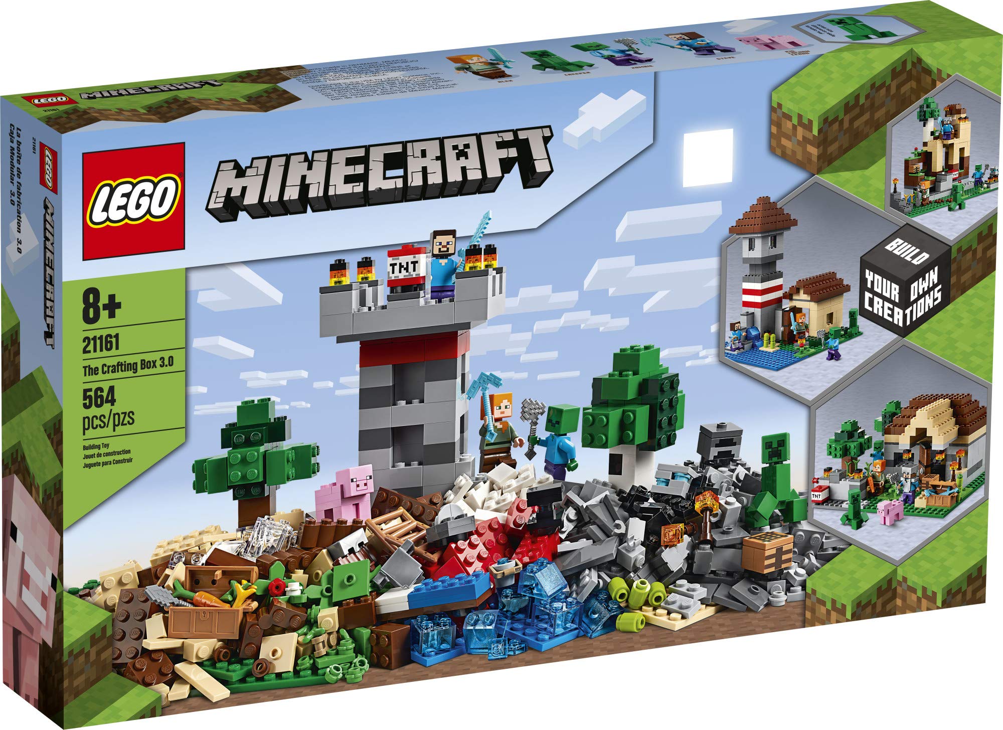 Alex minifigure from LEGO Minecraft for versatile scene-building