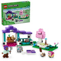 LEGO Minecraft Animal Sanctuary gated play area invites imaginative animal care moments.