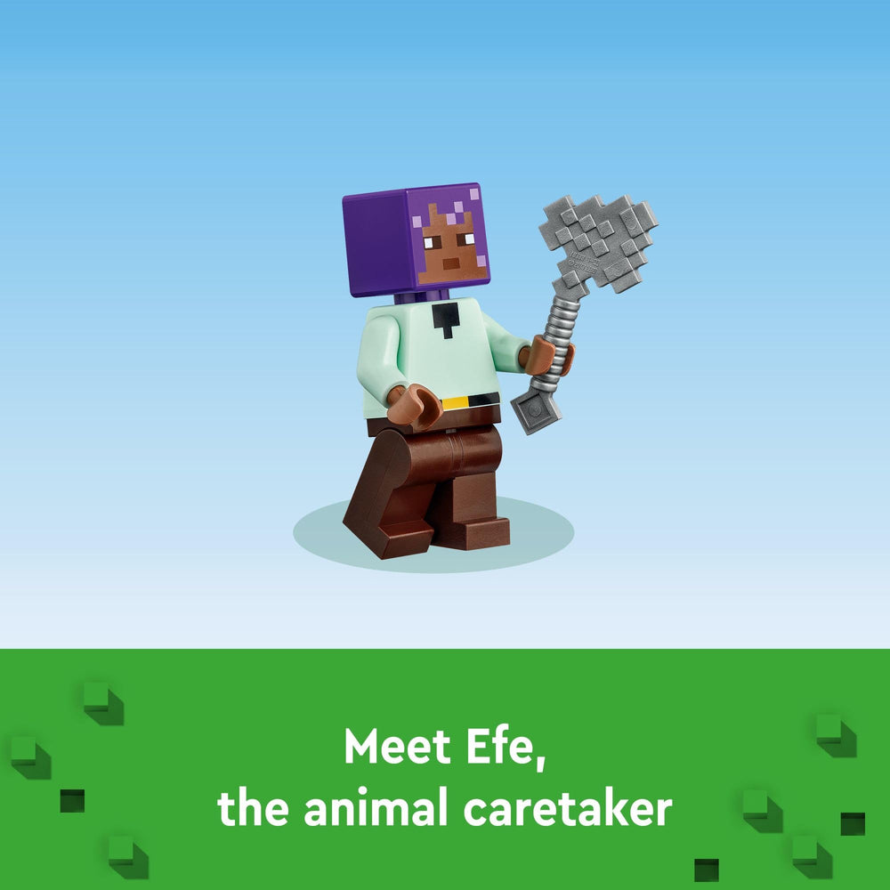 LEGO Minecraft Animal Sanctuary rest carpet offers a comfy space for tired mobs.