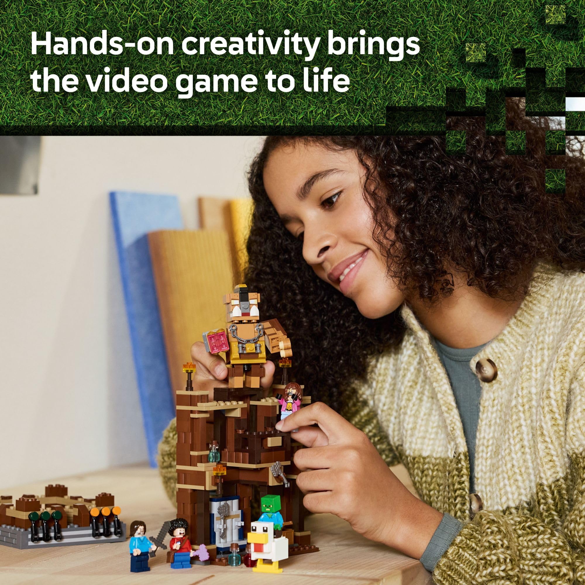 LEGO Minecraft baby zombie accessory for diverse scenes