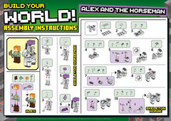 LEGO Minecraft bonus TheBrickPeople tile included for creative setups