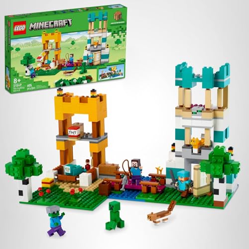 LEGO Minecraft cat and sheep figures inspire friendly farming and cozy displays.