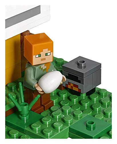 LEGO Minecraft The Chicken Coop baby chicken figures add cute nurturing play