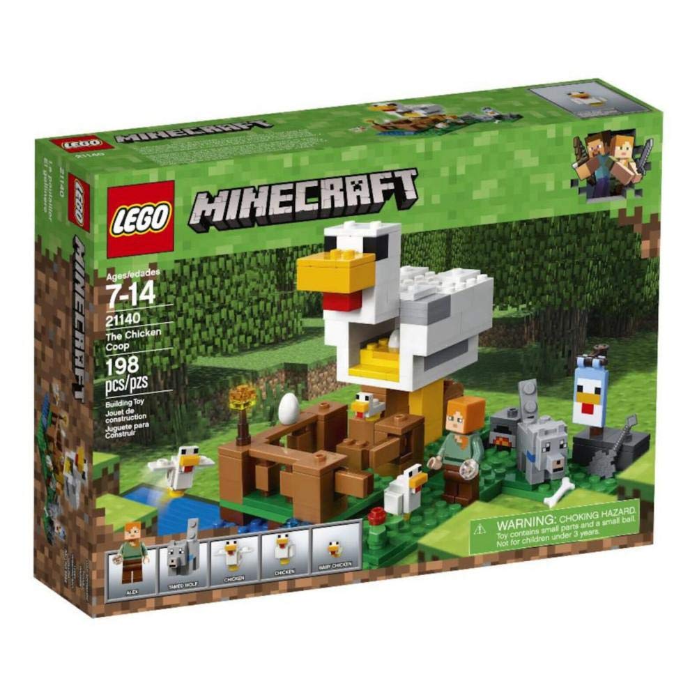 LEGO Minecraft The Chicken Coop chicken figures to bring farm life into the world
