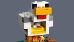LEGO Minecraft The Chicken Coop assembly scene invites creative building