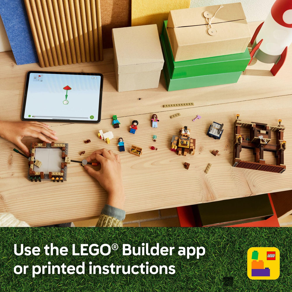 LEGO Minecraft chicken jockey accessory for varied storytelling